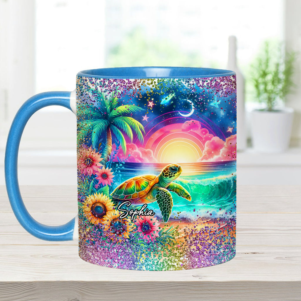 Love Turtles - Personalized Turtle Accent Mug