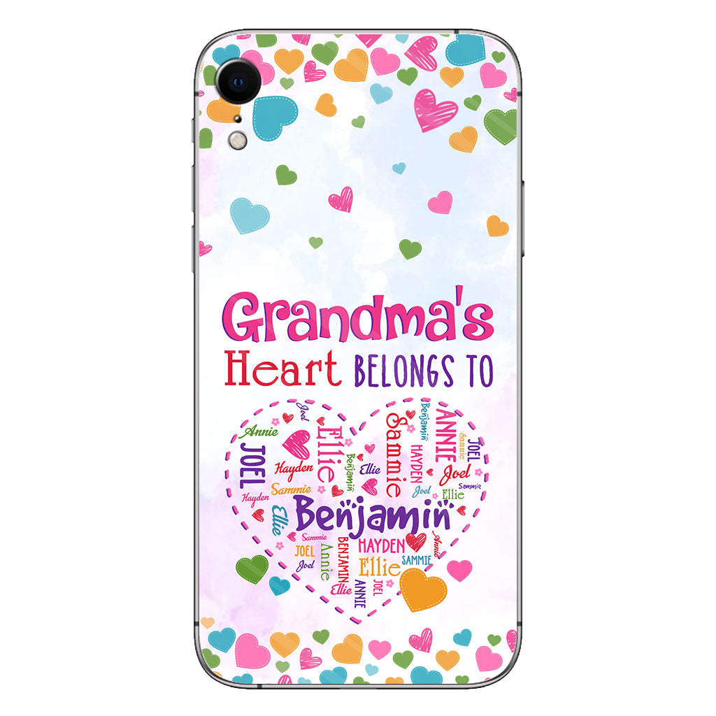 Coque de téléphone personnalisée « Le cœur de grand-mère »
