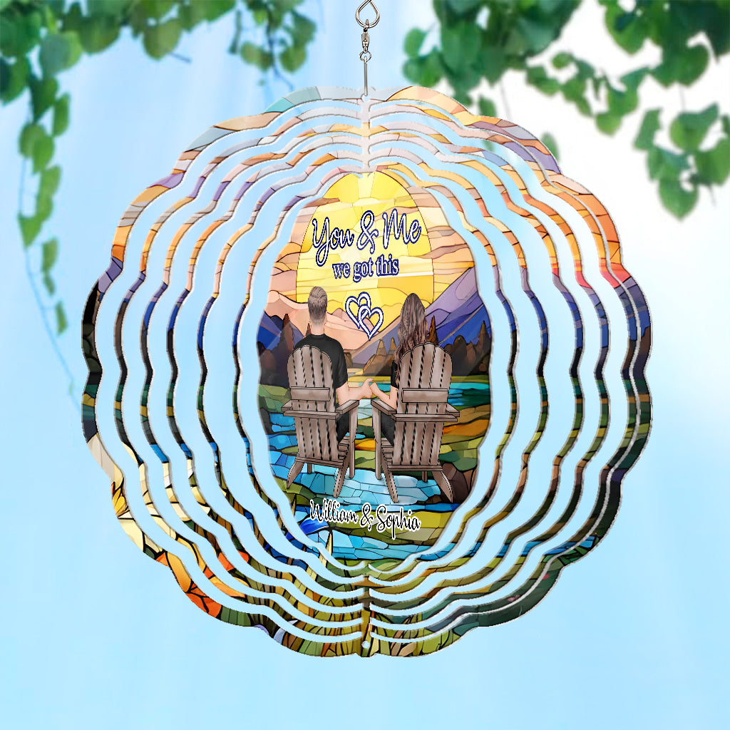 Toi et moi, on gère ! - Girouette personnalisée pour couple