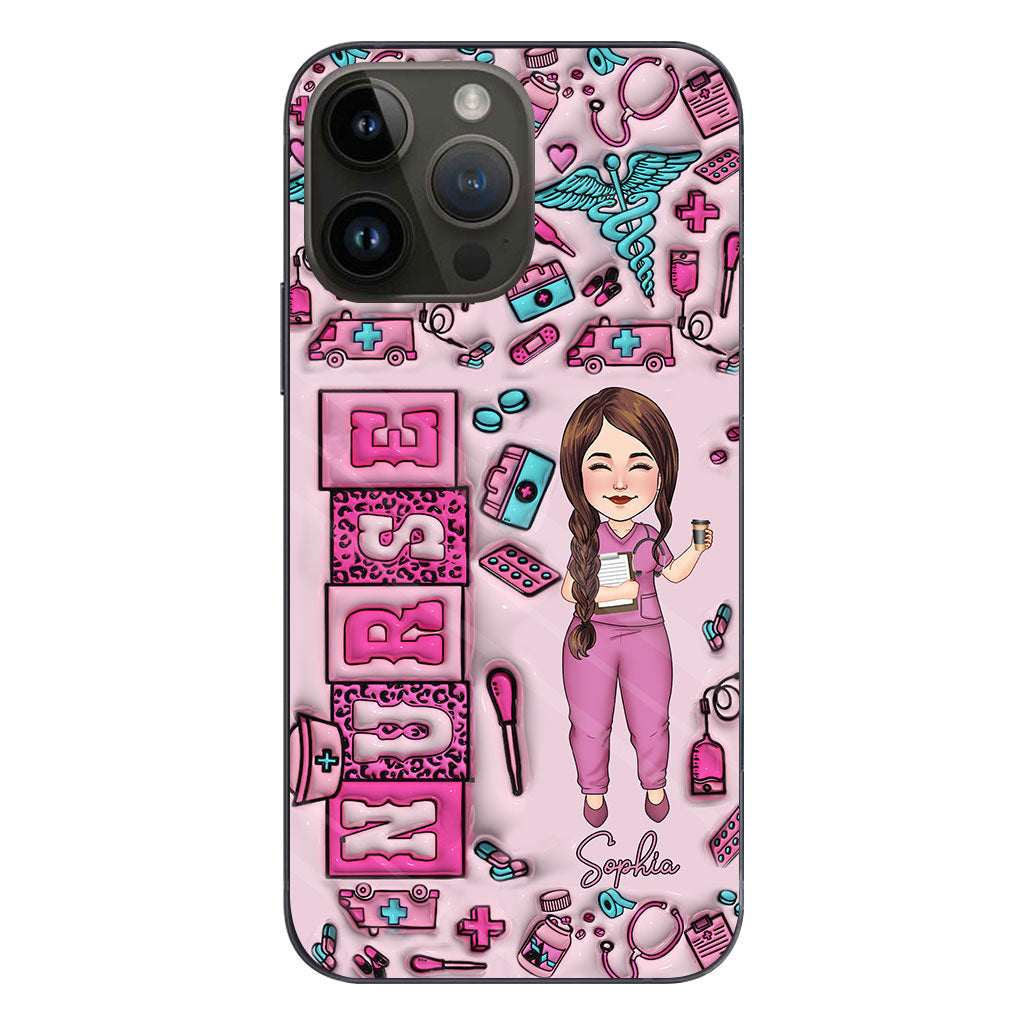 Nurse Life - Personalized Nurse Clear Phone Case