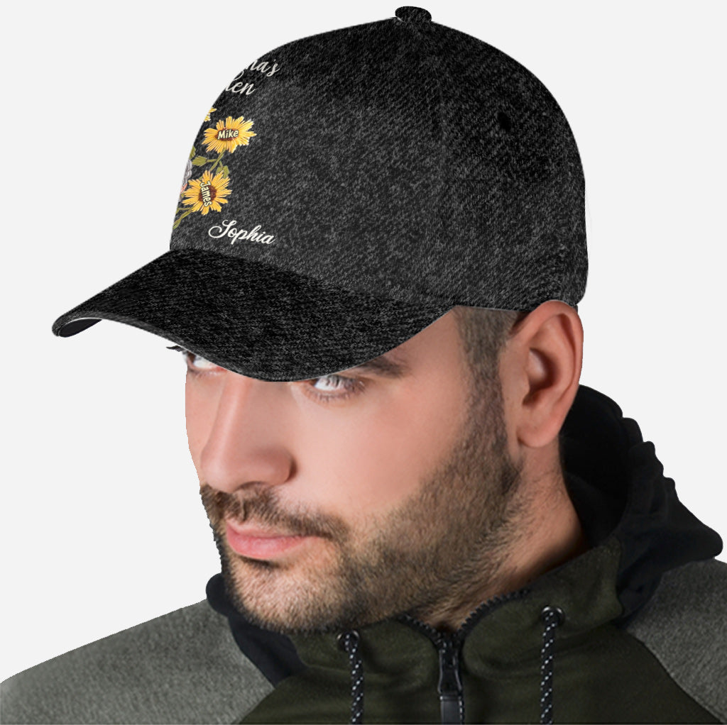 Fleurs sauvages du jardin de grand-mère - Casquette classique personnalisée pour grand-mère