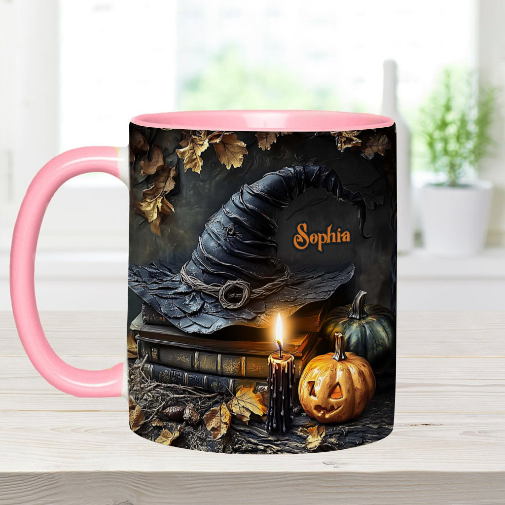 A Witch's Autumn Ritual - Personalized Witch Accent Mug