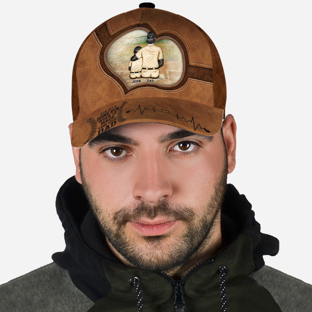 Papa de joueur de baseball - Casquette de baseball classique personnalisée