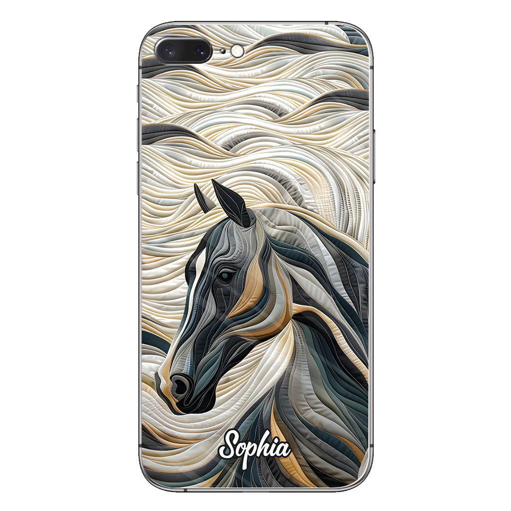 Magnifique cheval - Coque de téléphone personnalisée à motif cheval