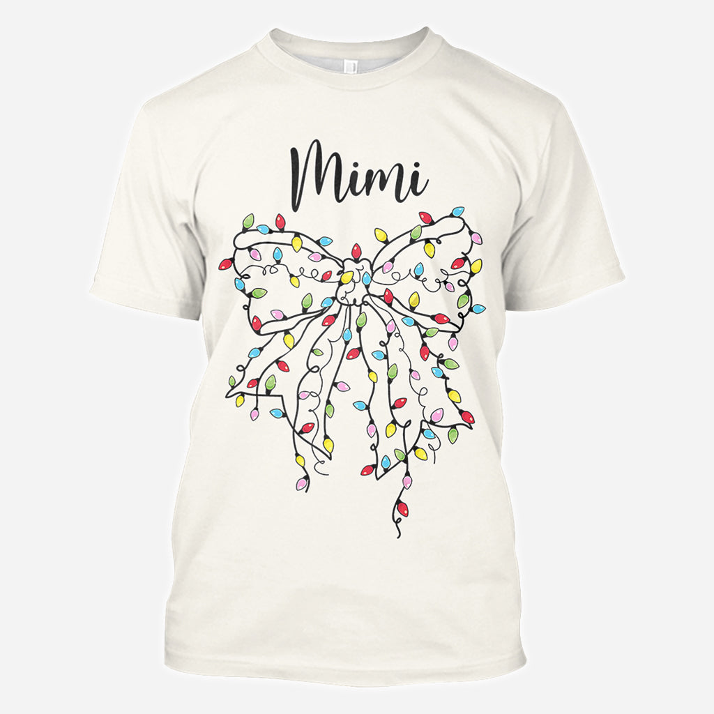 Noël de grand-mère - T-shirt personnalisé pour grand-mère