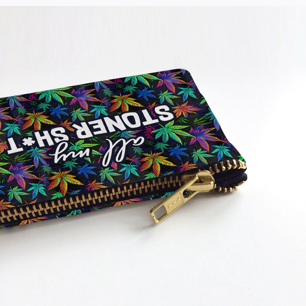 Pochette à herbe personnalisée pour tout mon fumeur de joints