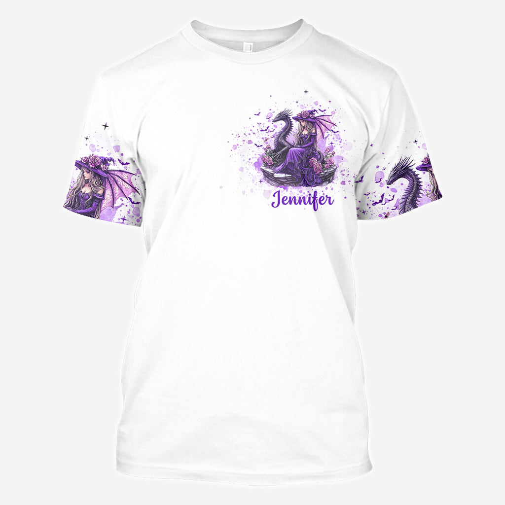 Âme de sorcière, cœur de dragon - T-shirt personnalisé de sorcière