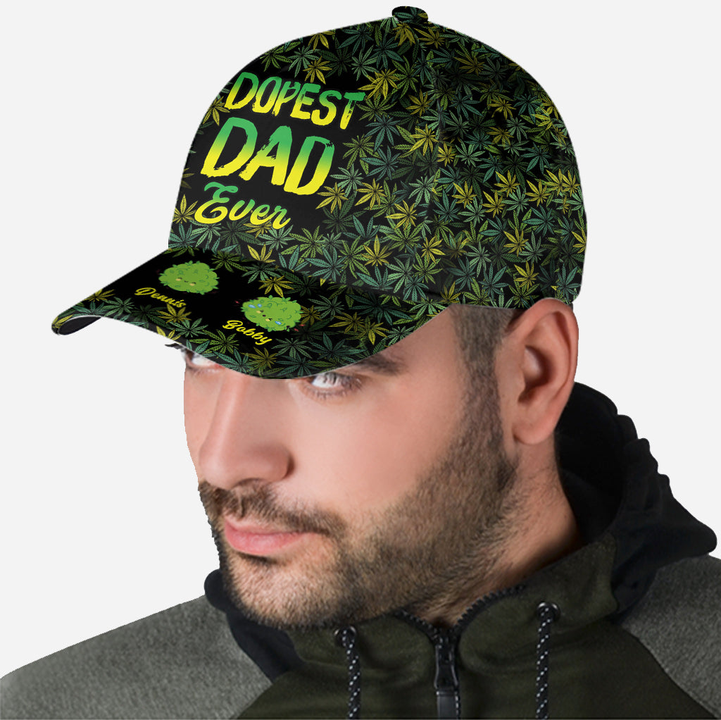 Le papa le plus cool du monde - Casquette Weed Classic personnalisée