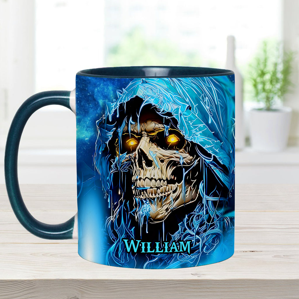 Mug personnalisé à motif crâne cool