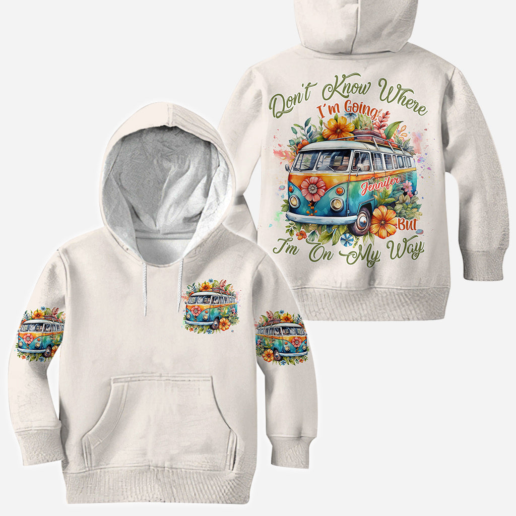 En route - T-shirt hippie personnalisé