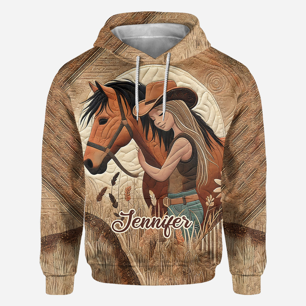 Amoureux des chevaux - T-shirt personnalisé avec motif cheval