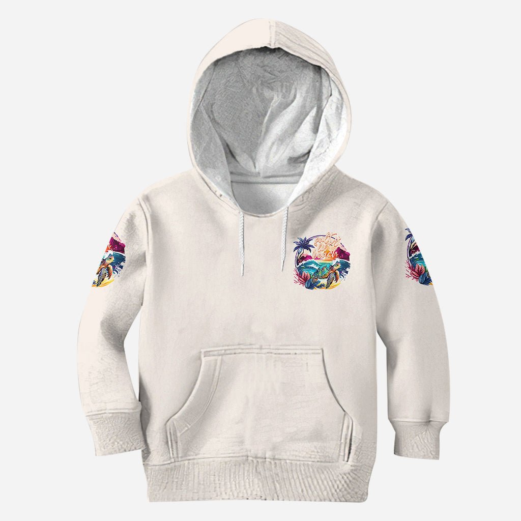 Salty Lil' Beach - T-shirt personnalisé avec motif tortue