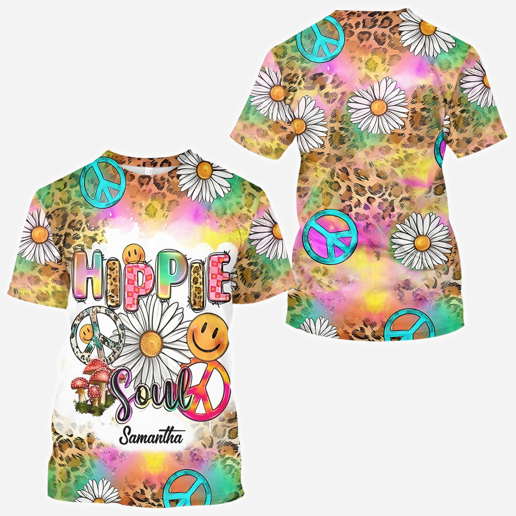 T-shirt hippie personnalisé style western et soul - T-shirt hippie intégral