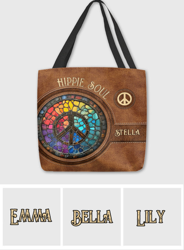 Sac fourre-tout hippie personnalisé Hippie Soul