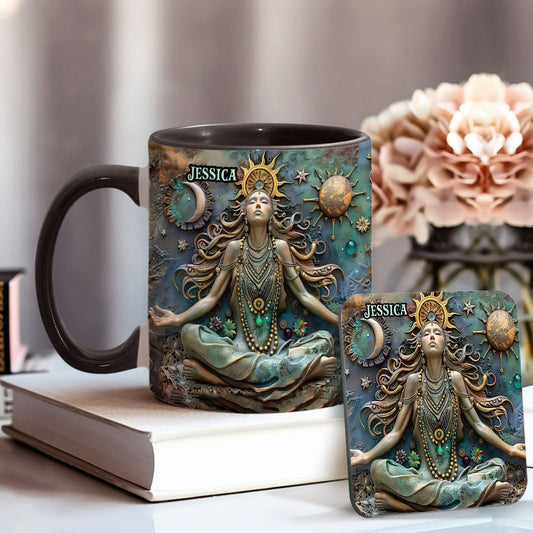 Lose Your Mind Find Your Soul - Personalized Yoga Accent Mug