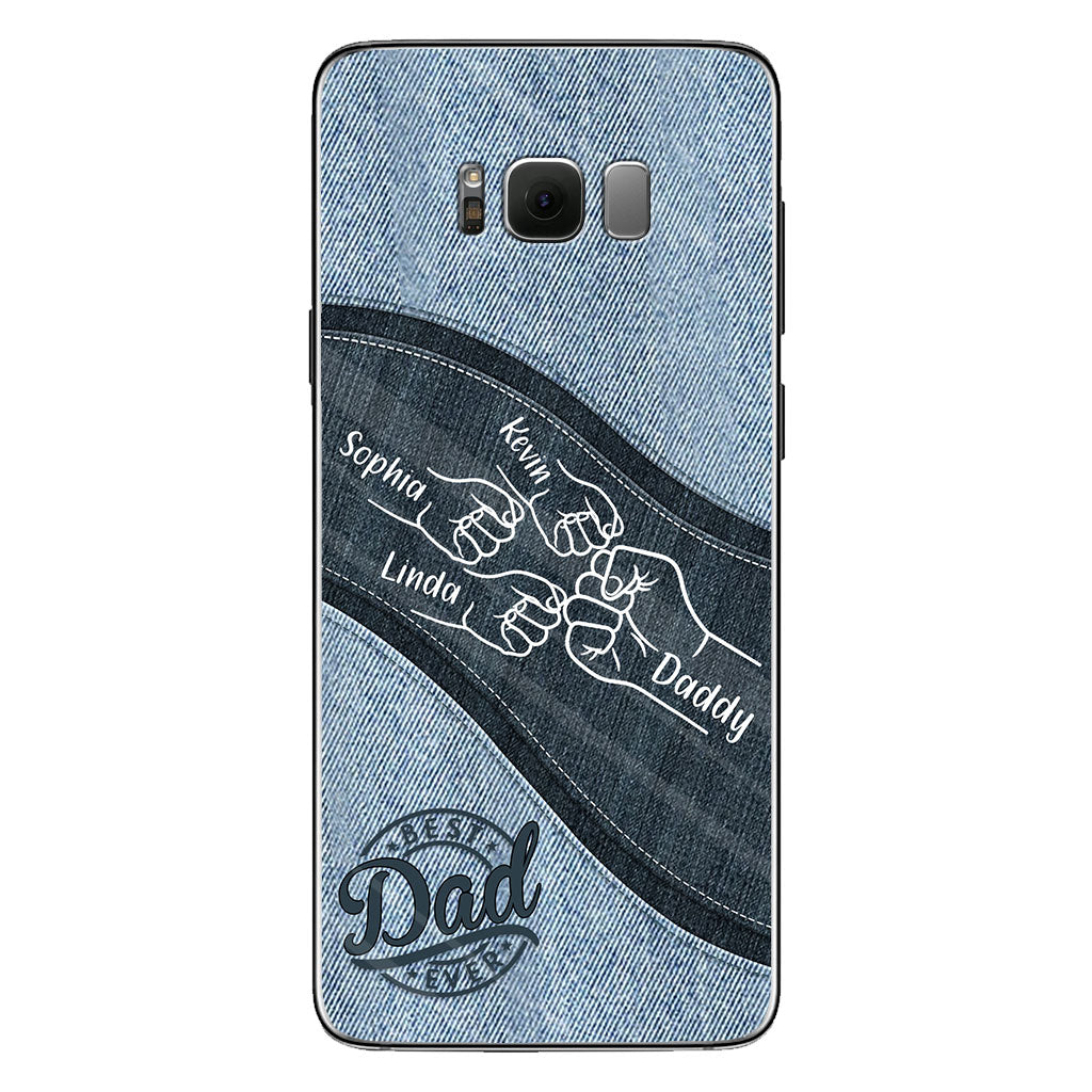 Daddy And Me Daddy's Team - Personalized Father Phone Case