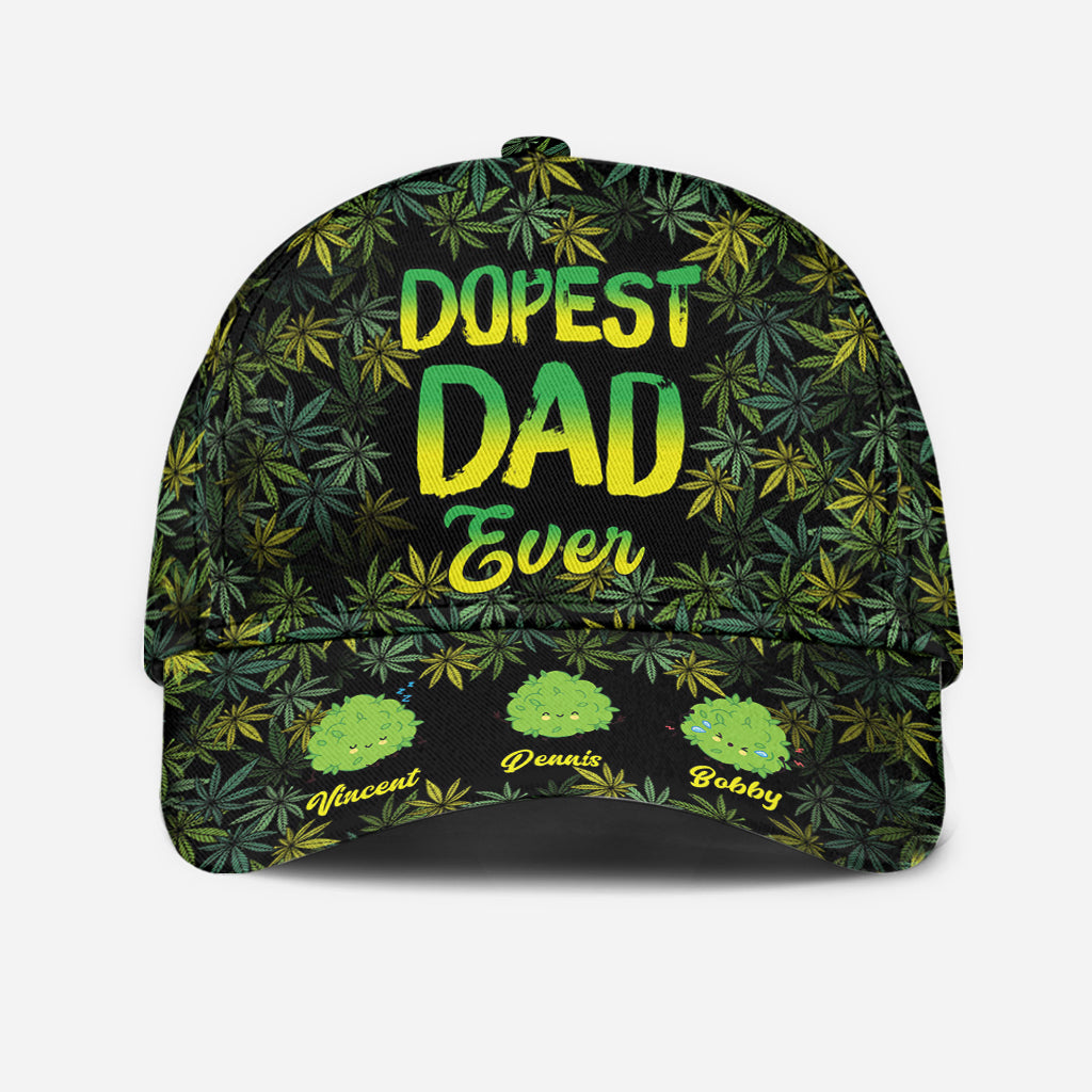Le papa le plus cool du monde - Casquette Weed Classic personnalisée