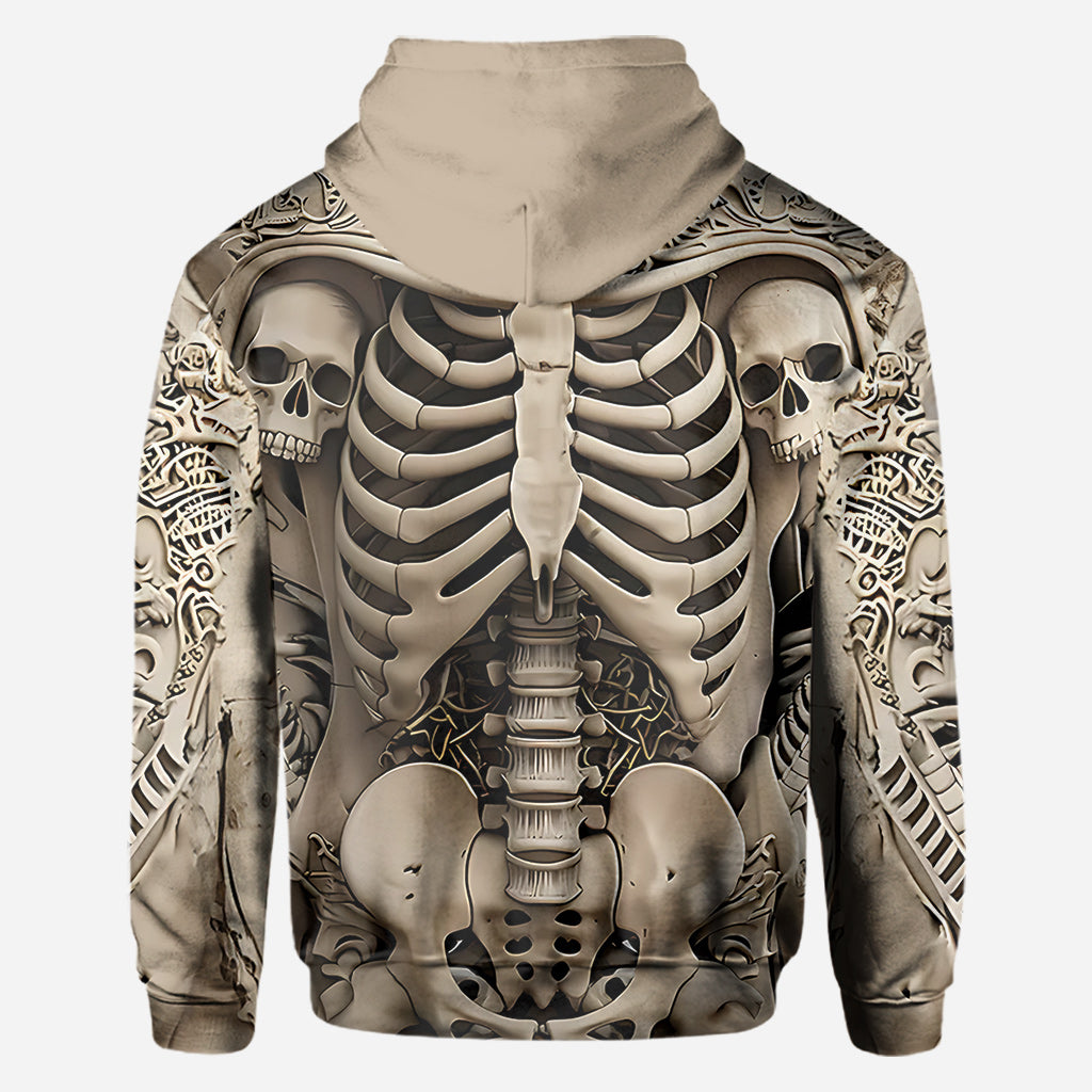 T-shirt personnalisé « Love Skulls » avec motif tête de mort.