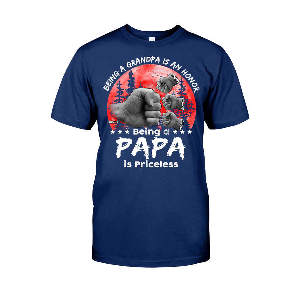 T-shirt et sweat à capuche personnalisés Père-Fils Lune Rouge - T-shirt et sweat à capuche