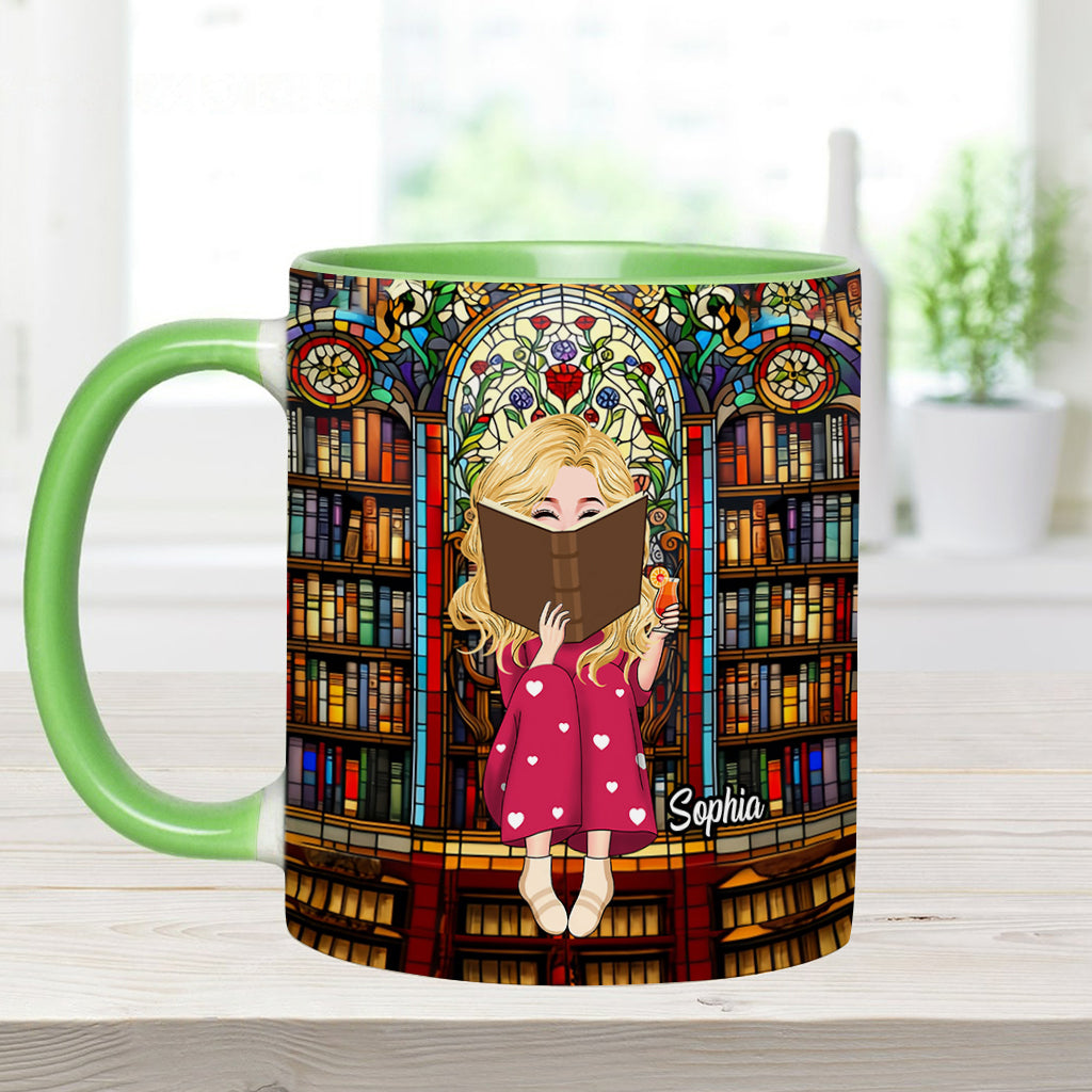 Mug personnalisé « Juste une fille qui aime les livres »