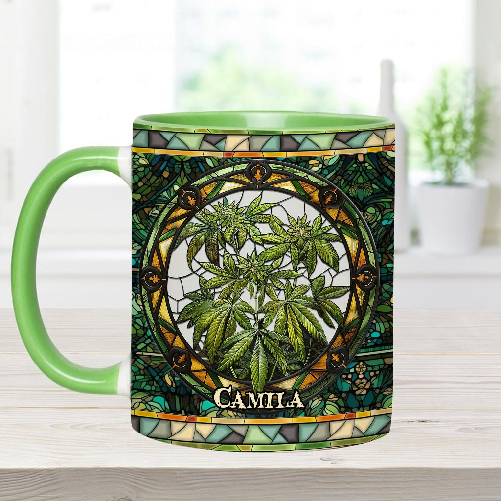 Mug personnalisé « C'est 420 quelque part » avec une touche cannabis