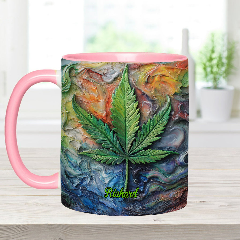 Let's Get Lit - Personalized Weed Accent Mug