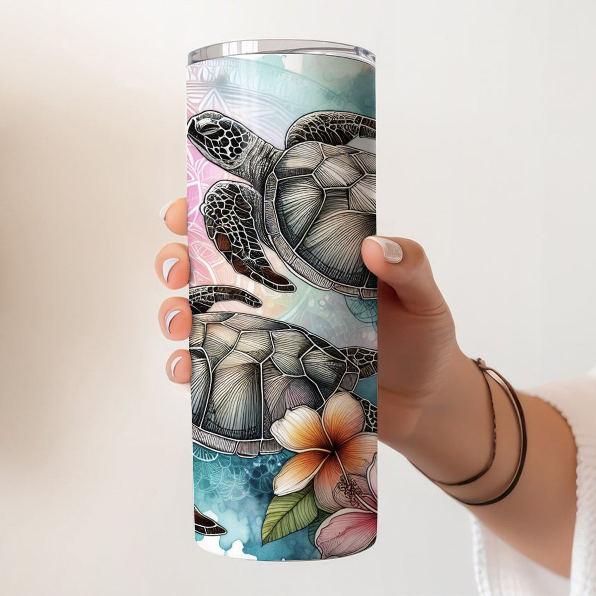 Love Turtles - Personalized Turtle Skinny Tumbler