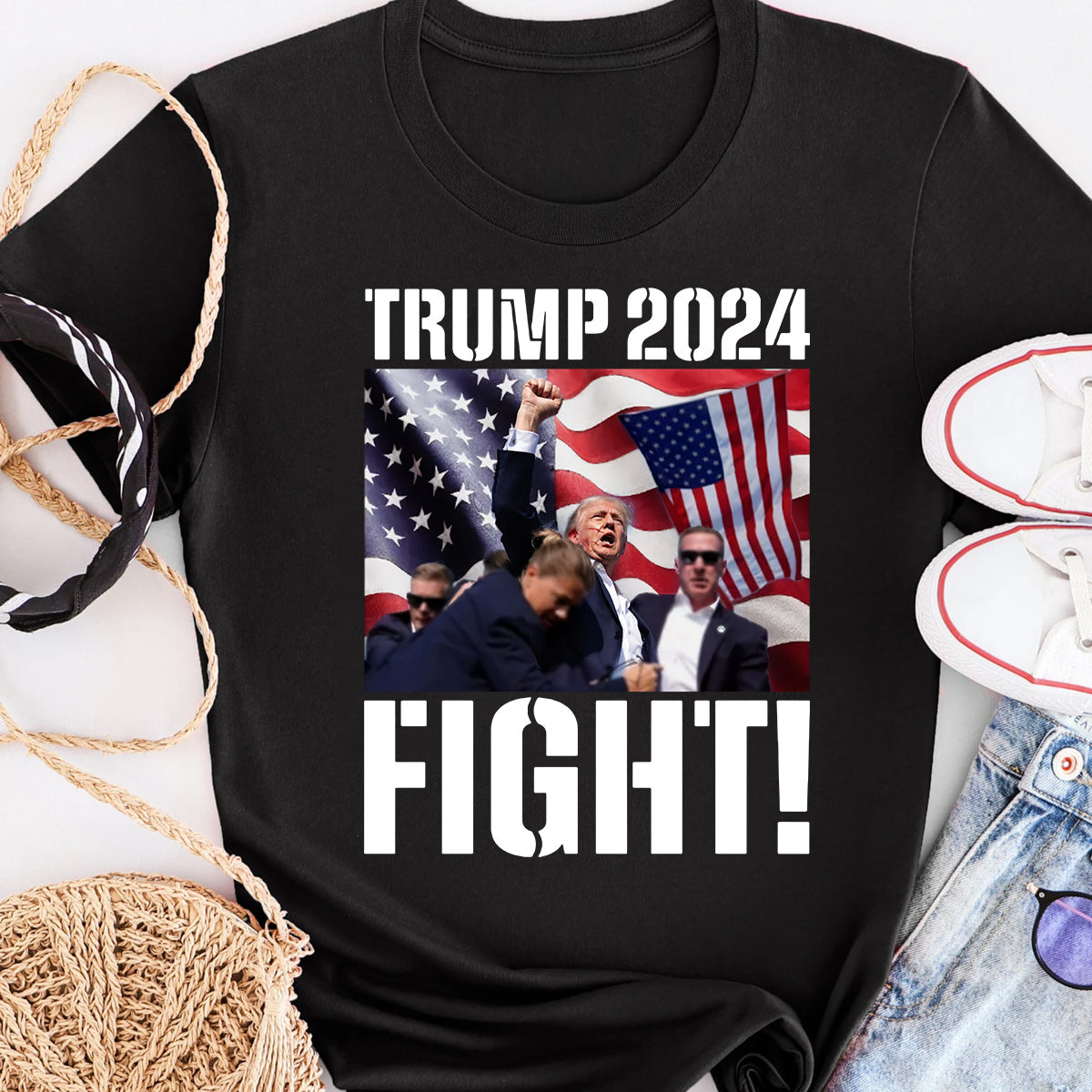 Trmp 2024 Flght! T-Shirt B Donald Trmp Defiant 2024 MAGA invincible
T-shirt & Hoodie