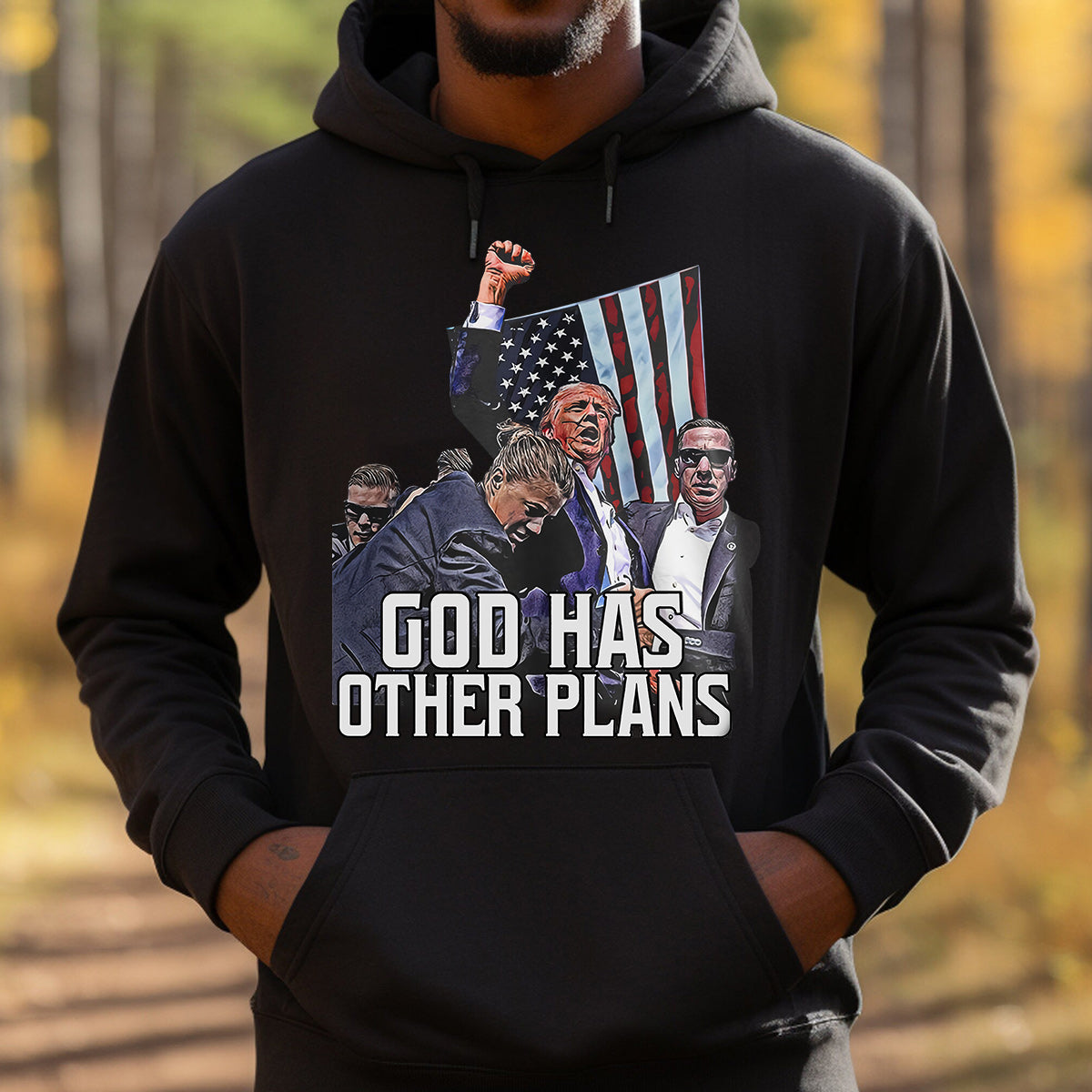 Dieu a d'autres plans, T-shirt « L'union fait la force », T-shirt « Ne jamais se rendre », T-shirt « Luttons pour l'Amérique », T-shirt « Rassemblement 2024 », T-shirt et sweat à capuche « Luttons, combattons, combattons »