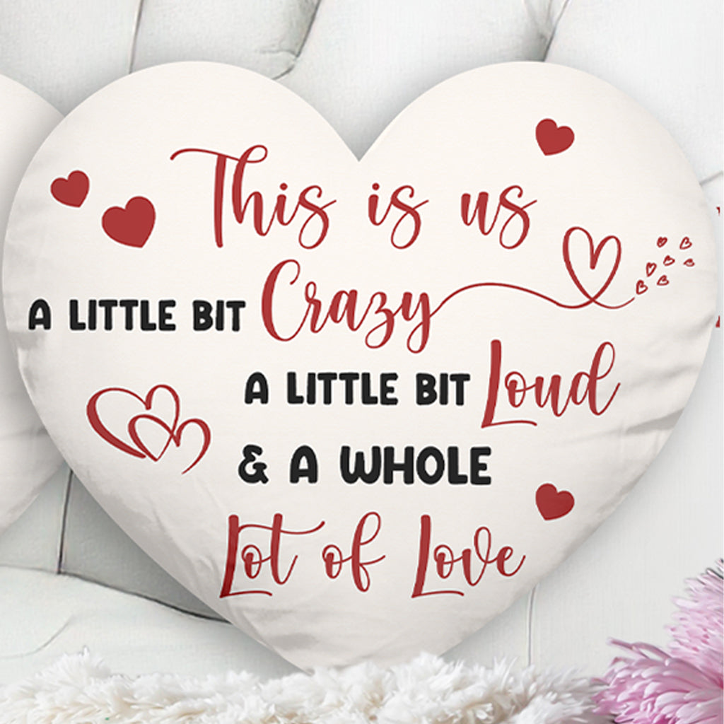 You & Me - Personalized Couple Shaped Pillow