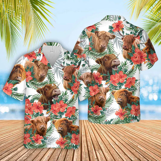 Highland Cow Lovers Highland Cow Hawaiian Shirt 0624