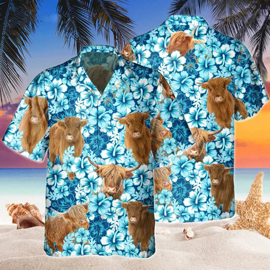 Highland Cow Lovers Highland Cow Hawaiian Shirt 0624