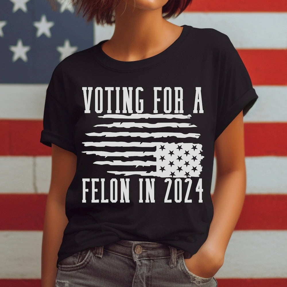 T-shirt « Votez pour Trump le criminel 2024 », T-shirt « Nation en détresse », T-shirt « Votez Trump », T-shirt « Libérez Trump », T-shirt « Trump non coupable », T-shirt et sweat à capuche de soutien à Trump