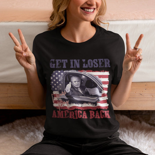 Montez, perdants ! On reprend l'Amérique ! T-shirt Trump, T-shirt de soutien à Trump, T-shirt « Make America Great Again », T-shirt et sweat à capuche « Trump pour président ».