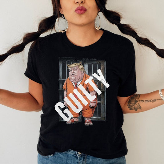 T-shirt libéral, T-shirt « Trump coupable de 34 chefs d'accusation », T-shirt « Candidat condamné », Élection démocrate 2024, T-shirt et sweat à capuche « Cadeau historique présidentiel »