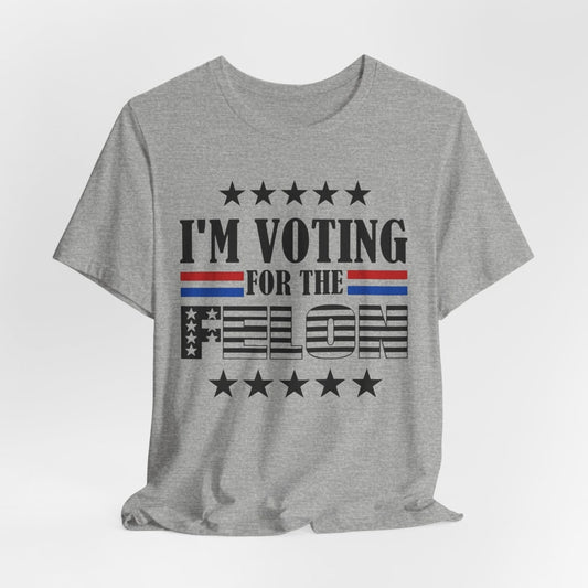 T-shirt « Voter pour un criminel », T-shirt Trump 47, T-shirt Trump criminel, T-shirt patriotique, Votez pour Trump, T-shirt et sweat à capuche Trump 2024