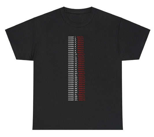 T-shirt « Trump condamné », verdict de culpabilité sur 34 chefs d’accusation, t-shirt anti-Trump pour l’élection de 2024, t-shirt « Procès pour corruption », t-shirt et sweat à capuche « Donald Trump, criminel ».
