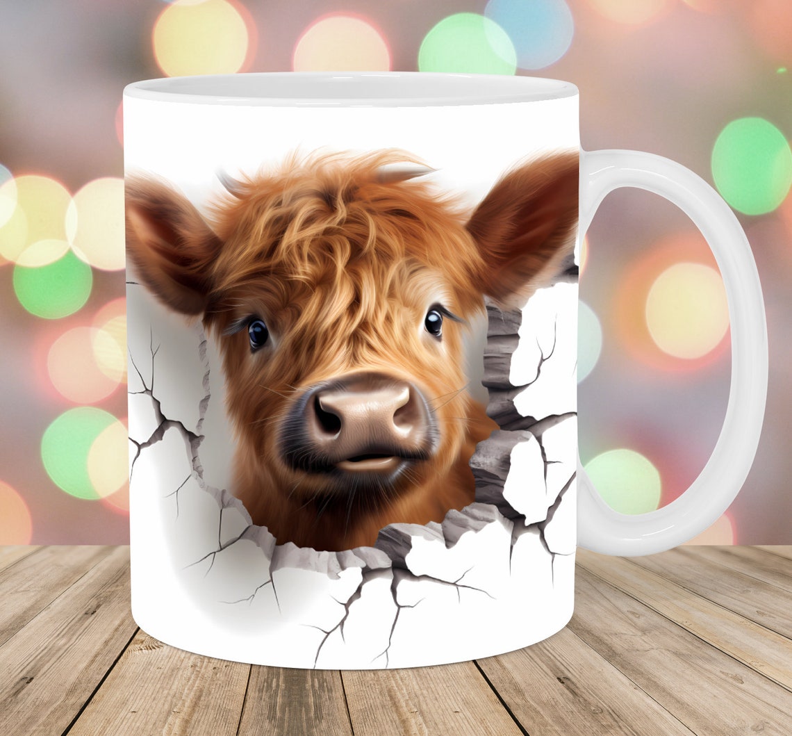 Mug humoristique Vache des Highlands 0624