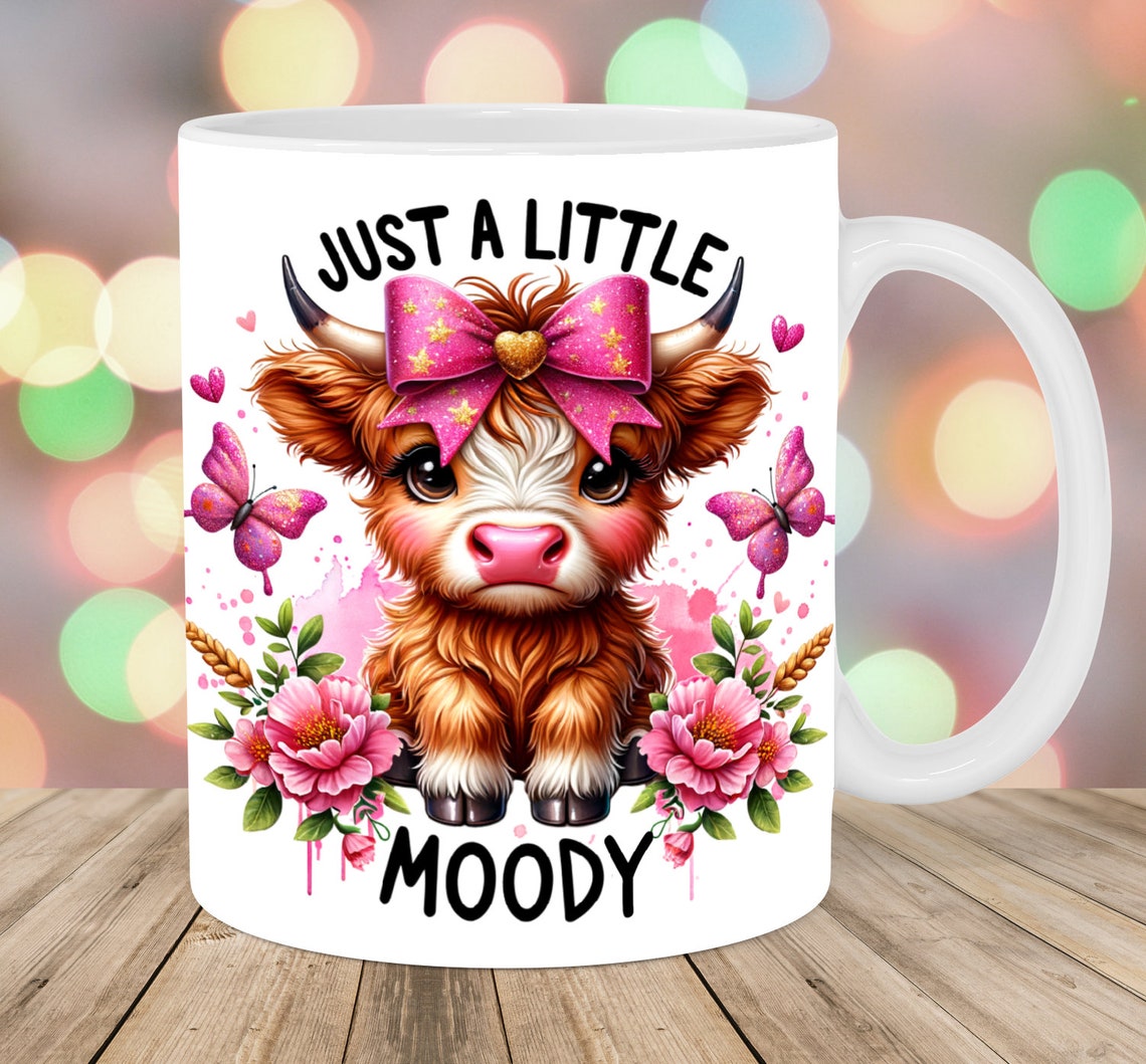 Mug « Juste une petite vache des Highlands mélancolique » 0624