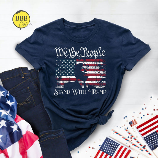 T-shirt « Nous le peuple soutenons Donald Trump », T-shirt de soutien à Trump, T-shirt Élection 2024, T-shirt politique, T-shirt président Trump, Cadeaux républicains
 T-shirt et sweat à capuche