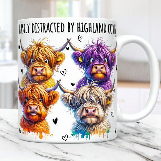 Mug « Vache des Highlands » pour amoureux des vaches des Highlands 0624