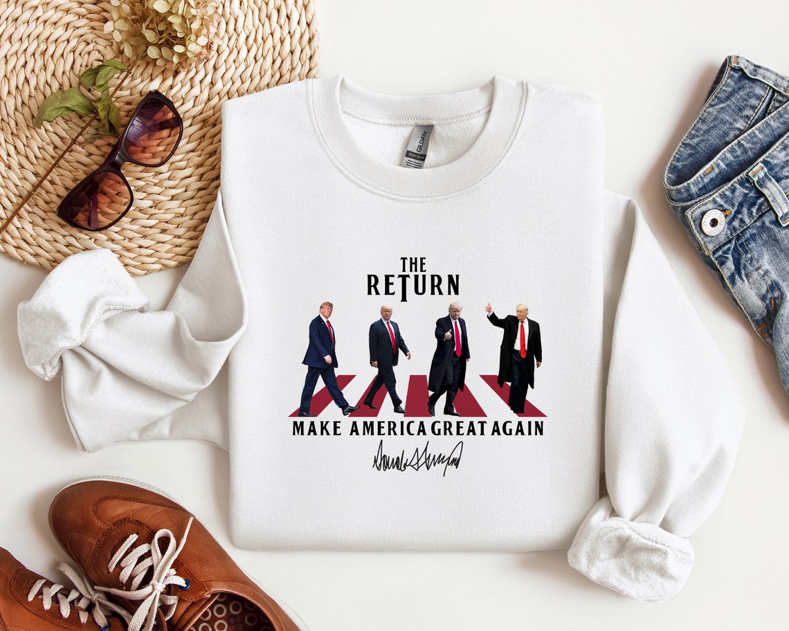 T-shirt « The Return », T-shirt Trmp 2024, Sweat-shirt et sweat à capuche « Make America Great Again ».