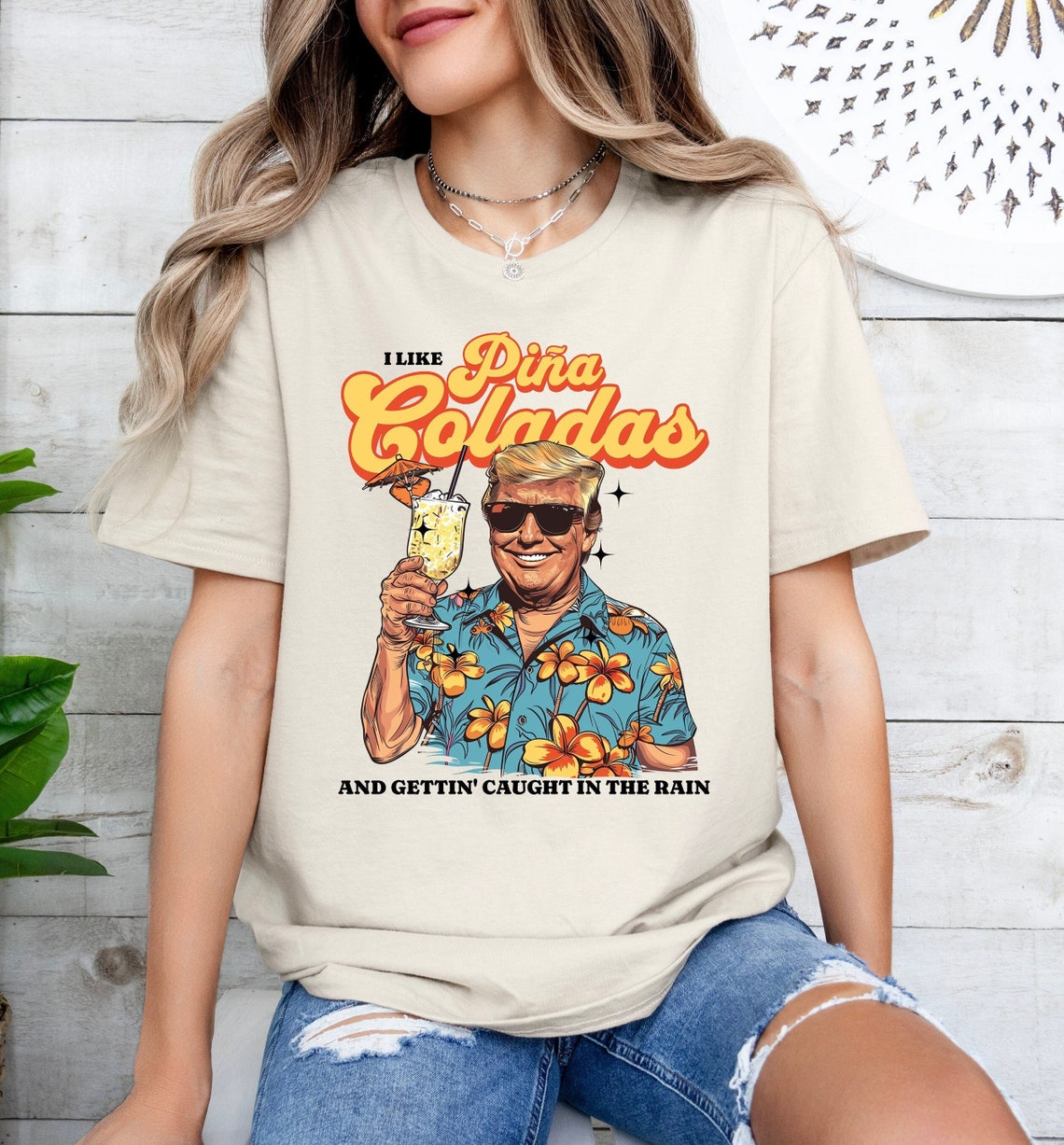 T-shirt Donald Daddy, T-shirt d'été Pina Colada, T-shirt viral Trump, T-shirt Trump humoristique, T-shirts républicains (T-shirt et sweat à capuche)