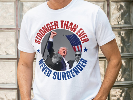 T-shirt « Pas aujourd’hui », T-shirt « Rendre sa grandeur à l’Amérique », T-shirt et sweat à capuche « Battez-vous ! »