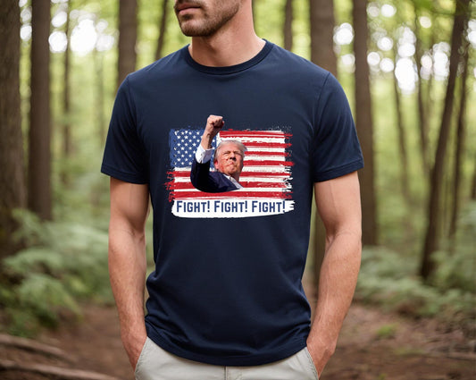 T-shirt Trump, T-shirt Président Donald Trump 2024, T-shirt Que Dieu bénisse Trump, T-shirt Soutien à Trump, T-shirt Élection Trump 2024, Ne jamais se rendre
 T-shirt et sweat à capuche