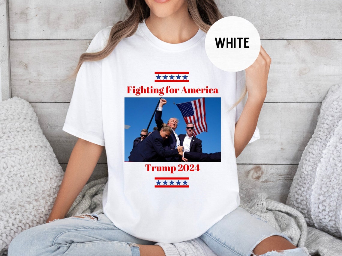 T-shirt « Je combattrai Trump », Sweat-shirt « Combattre pour l’Amérique », Je soutiens Trump, Rendre sa grandeur à l’Amérique, Donald Trump, T-shirt Donald Trump, T-shirt et sweat à capuche Trump
