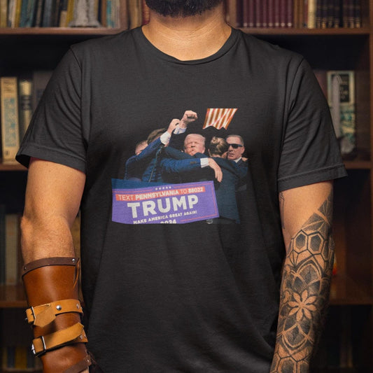 T-shirt unisexe Trump Rally, T-shirt Trump Shot, T-shirt Maga, T-shirt Élections, T-shirt Votez Trump, T-shirt Ultra Maga, T-shirt Trump 2024, T-shirt et sweat à capuche