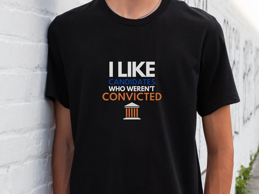 T-shirt anti-Trump, T-shirt « Candidat condamné », Cadeau pour libéral, progressiste, défenseur de l'État de droit, T-shirt et sweat à capuche « Trump Gu1lty »