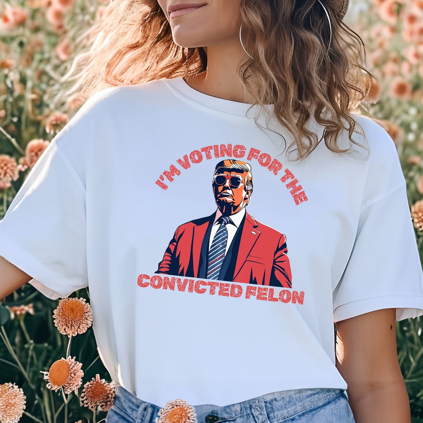 T-shirt Trump, T-shirt Donald Trump, président condamné pour crime, T-shirt républicain, T-shirt pour voter, T-shirt MAGA 2024, T-shirt et sweat à capuche pro-américain pour l'élection de Trump