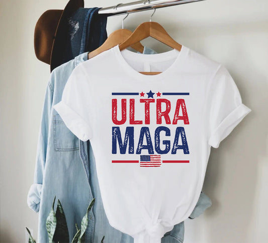 T-shirt Ultra Maga, T-shirt du 4 juillet, T-shirt républicain, T-shirt patriotique, T-shirt Votez rouge, T-shirt conservateur, T-shirt et sweat à capuche cadeau pour la fête de l'indépendance